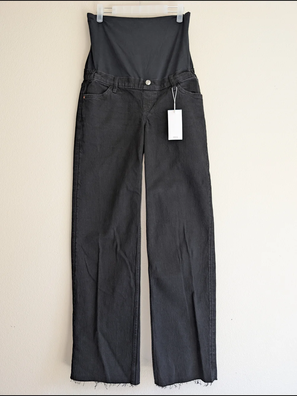 NWT Mango Maternity wide leg jeans Size 6 - Picture 2 of 14